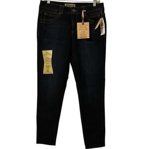 NWT Democracy Ab Tech, Booty Lift Freedom Ankle Length Jeans. Mold &Hold. Sz. 10
